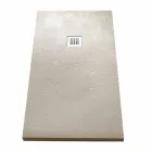 Tăvă de duș 170x70 în rășină cu efect de piatră cu grilă de oțel - Domio Viadurini