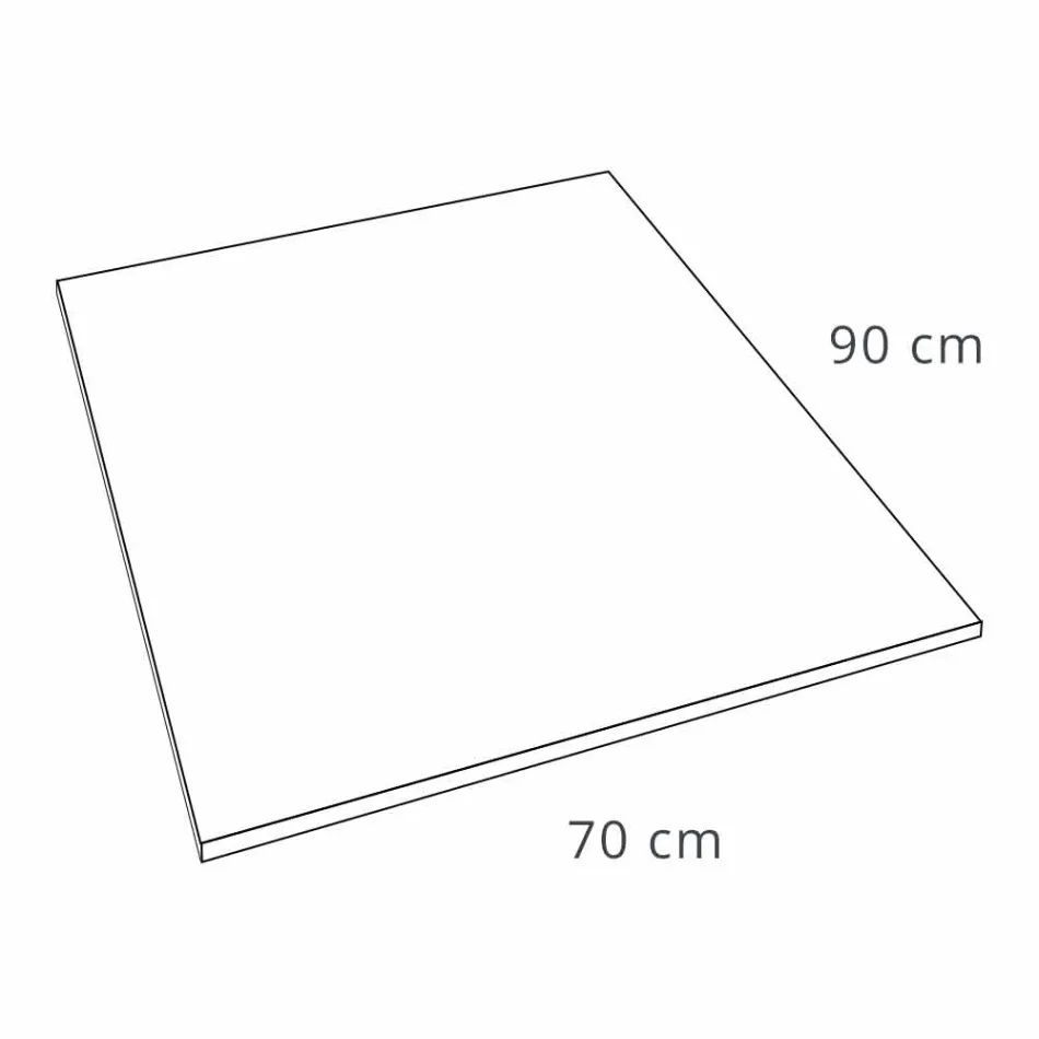 Tăvă de duș 90x70 din rășină albă de efect de catifea cu capac de scurgere - Estimo Viadurini