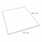 Tavă de duș 90x70 în rășină Efect de piatră Finisaj Design modern - Domio Viadurini