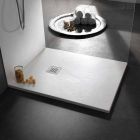Tăviță de duș de design modern în efect de piatră de rășină 100x70 - Domio Viadurini