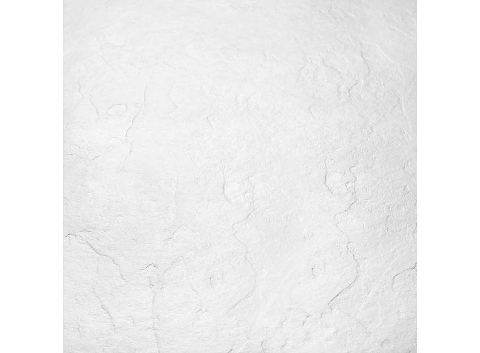 Tavă de duș din rășină albă 140x70 cu grilă de oțel și scurgere - Sommo Viadurini