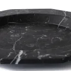 Farfurie Plata din Marmura Satinata Diverse Finisaje Design Italian de Lux - Rodiu Viadurini