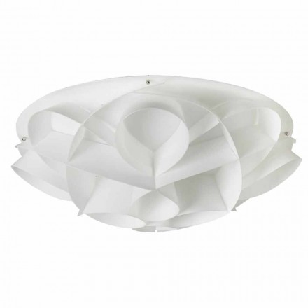 Plafonul lumini 4 alb modern de design perla diam. 70 cm, Lena Viadurini