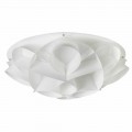 Plafonul lumini 4 alb modern de design perla diam. 70 cm, Lena