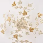 Lampă de tavan cu 6 becuri din metal și cristal pentru interioare cu un stil sofisticat – Orchidea Viadurini