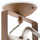 Plafonul pătrat lampă plafon lumina reflectoarelor rabatare de epocă Kaylee Viadurini