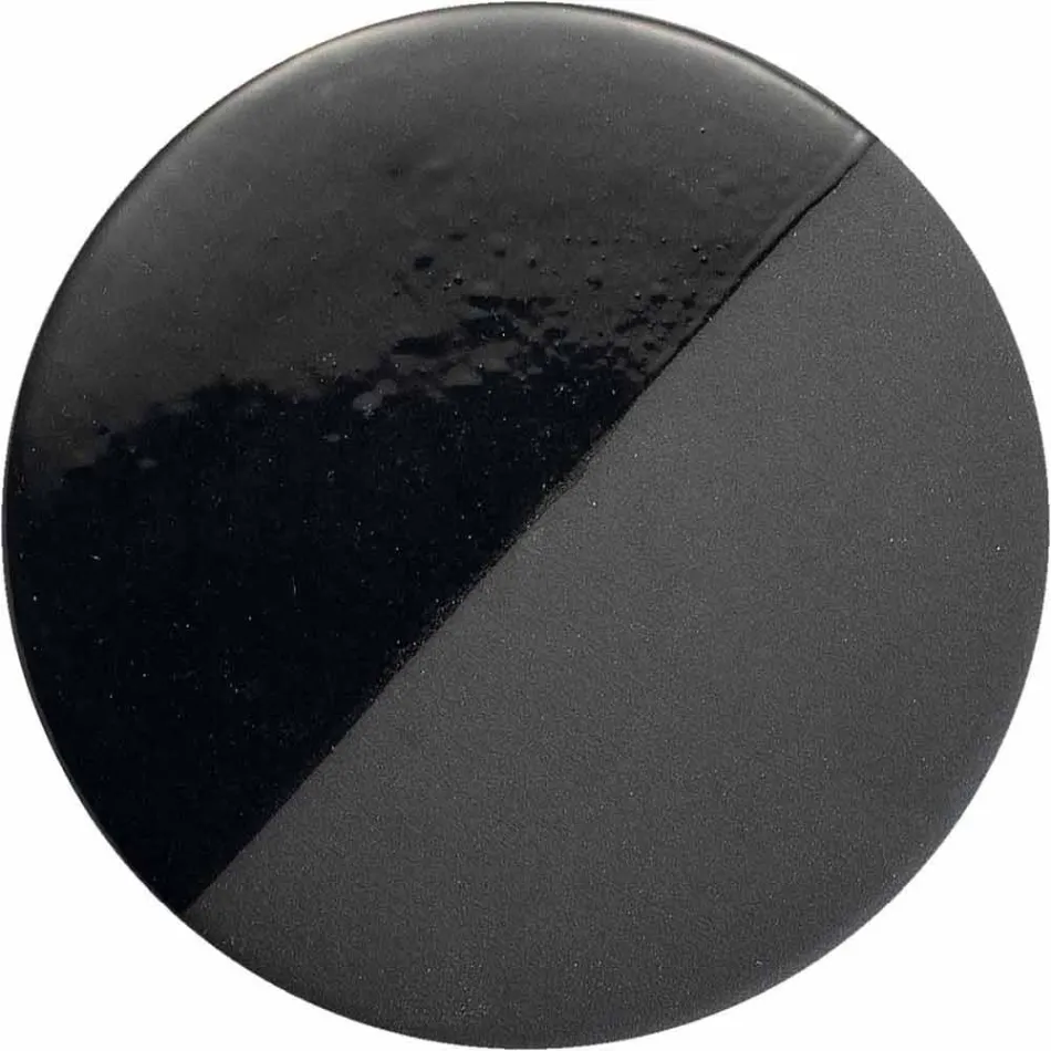 Plafonier circular în ceramică colorată fabricată în Italia - Ferroluce Pi Viadurini