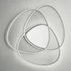 Plafoniera Lampă de perete cu LED din metal cu finisaj auriu sau argintiu - Rosella Viadurini