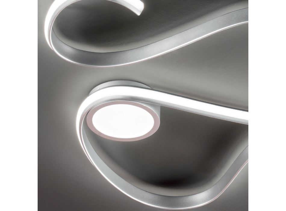 Aplică de perete din metal cu design modern LED reglabil - Steven Viadurini