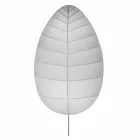 Aplica de perete din metal și design Lycra alb în 3 dimensiuni - frunziș Viadurini