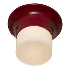 Lămpi de tavan în aer liber fabricate manual în majolică Made in Italy - Toscot Swinger Viadurini