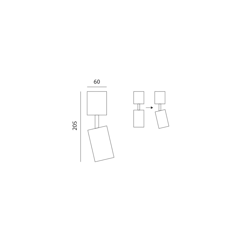 Lampă de tavan artizanală din ceramică și metal Made in Italy - Toscot Match Viadurini