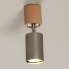 Lampă de tavan artizanală din ceramică și metal Made in Italy - Toscot Match Viadurini