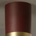 Lampă de tavan artizanală din ceramică și alamă Made in Italy - Toscot Match Viadurini