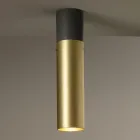 Lampă de tavan artizanală din ceramică și alamă Made in Italy - Toscot Match Viadurini