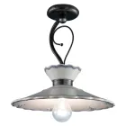 Plafoniera Artisan din ceramica cu efect de broderie pictata manual - Ravenna Viadurini