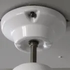 Lampă de tavan fabricată manual din maiolică și aluminiu, fabricată în Italia - Toscot Battersea Viadurini