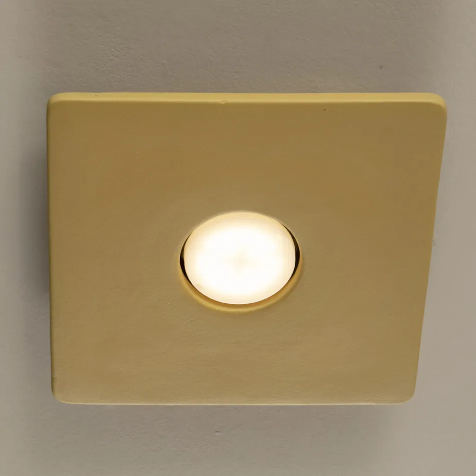 Lampă de tavan fabricată manual în majolică toscană Made in Italy - Toscot Vivaldi Viadurini