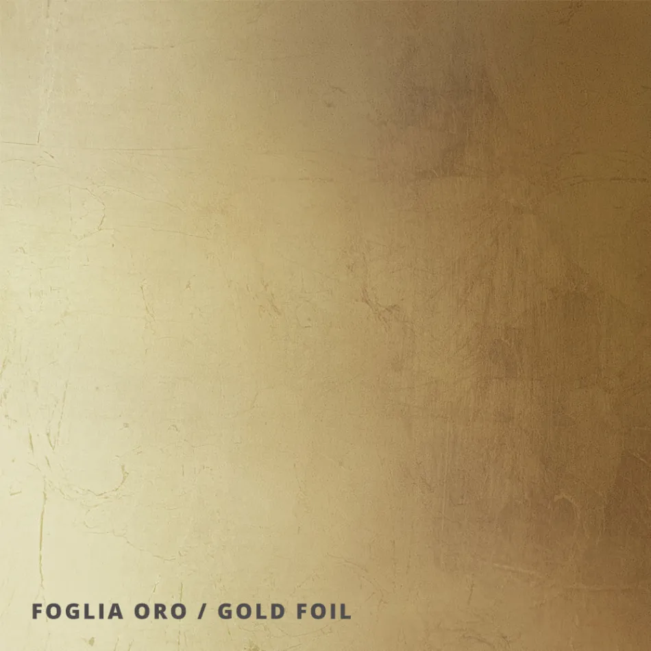 Lampă de tavan cu placă plată din sticlă cu coborâre Fabricată în Italia - Kora Viadurini