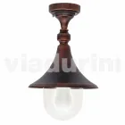 Lampă de plafon de grădină din aluminiu turnat în Italia, Anusca Viadurini