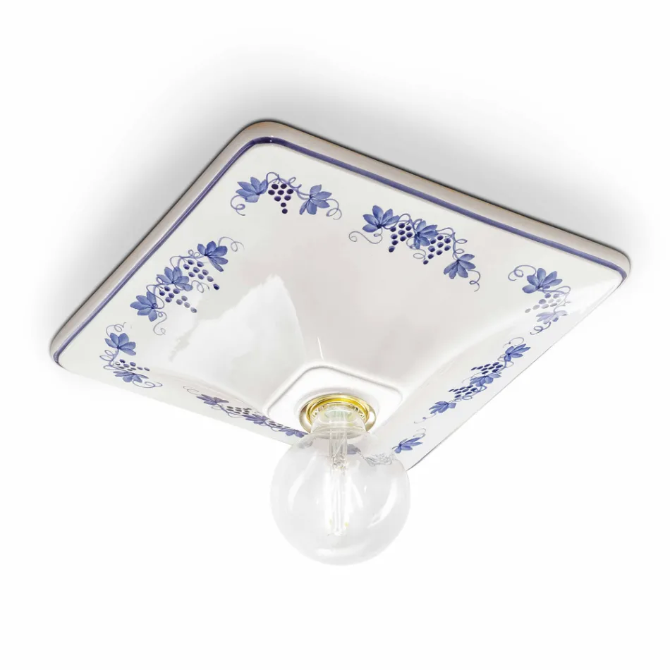 plafon plafon ceramic decorat Ferroluce Trieste Viadurini