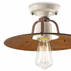 Ceiling ceramice de epocă și metalo Elaine Ferroluce Viadurini