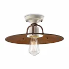 Ceiling ceramice de epocă și metalo Elaine Ferroluce Viadurini