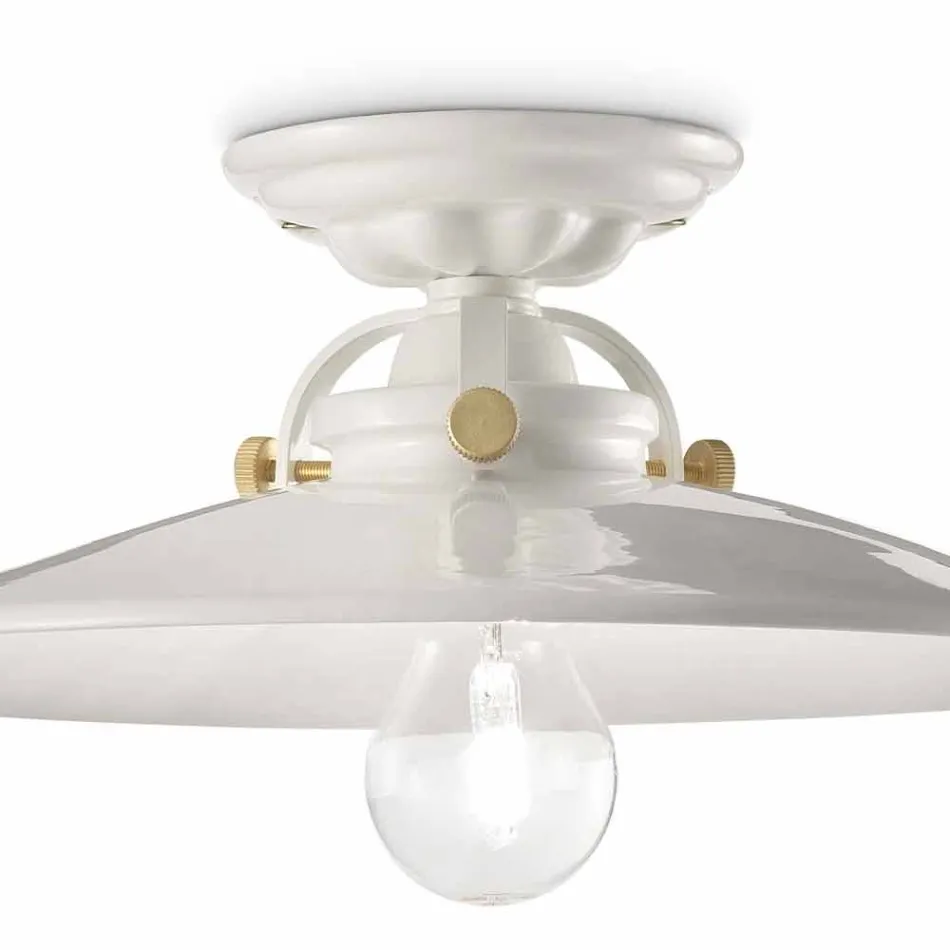 ceramică de design de tavan și șuruburi de aur Louise Ferroluce Viadurini