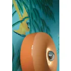 Plafonieră de design vintage în ceramică colorată fabricată în Italia - Bellota Viadurini