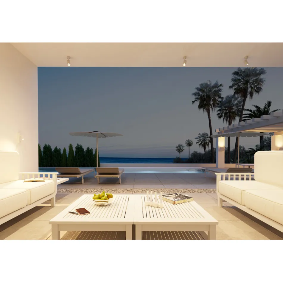 Plafoniera cu spot reglabil din aluminiu alb sau negru 4 piese - Lazzaro Viadurini