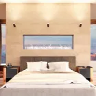 Plafoniera cu spot reglabil din aluminiu alb sau negru 4 piese - Lazzaro Viadurini