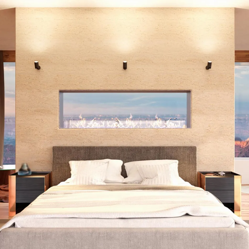 Plafoniera cu spot reglabil din aluminiu alb sau negru 4 piese - Lazzaro Viadurini