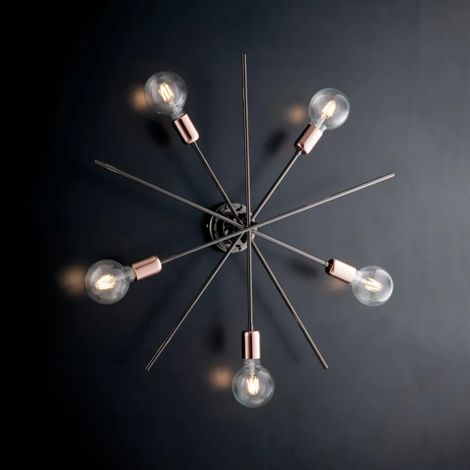 Aplice de tavan din fier forjat fabricate în Italia pentru decorarea interioară - Olanda Viadurini