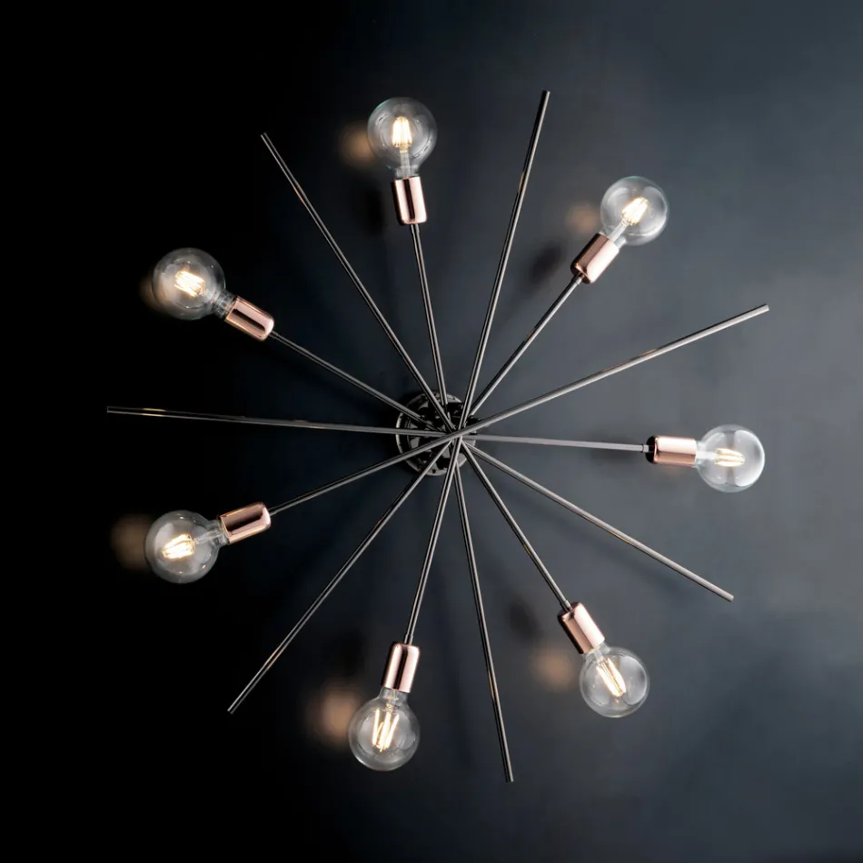 Aplice de tavan din fier forjat fabricate în Italia pentru decorarea interioară - Olanda Viadurini