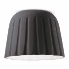 Plafonieră ceramică de design vintage fabricată în Italia - Ferroluce Madame Grès Viadurini