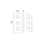 Lampă de tavan în majolică toscană Fabricată manual în Italia - Toscot Vivaldi Viadurini