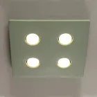 Lampă de tavan din majolică toscană glazurată Made in Italy - Toscot Vivaldi Viadurini