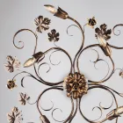 Lampă de tavan LED cromată, fabricată în Italia, pentru spații moderne – Fiore Viadurini