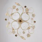 Lampă de tavan LED cromată, fabricată în Italia, pentru spații moderne – Fiore Viadurini