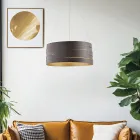 Lampă de tavan din metal și sticlă pentru o lumină difuză și armonioasă – Melograno Viadurini