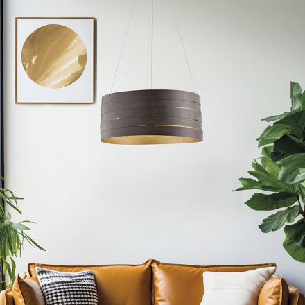 Lampă de tavan din metal și sticlă pentru o lumină difuză și armonioasă – Melograno Viadurini