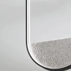 Plafoniera din metal vopsit și inserție detașabilă din sticlă granulată - Catalpa Viadurini