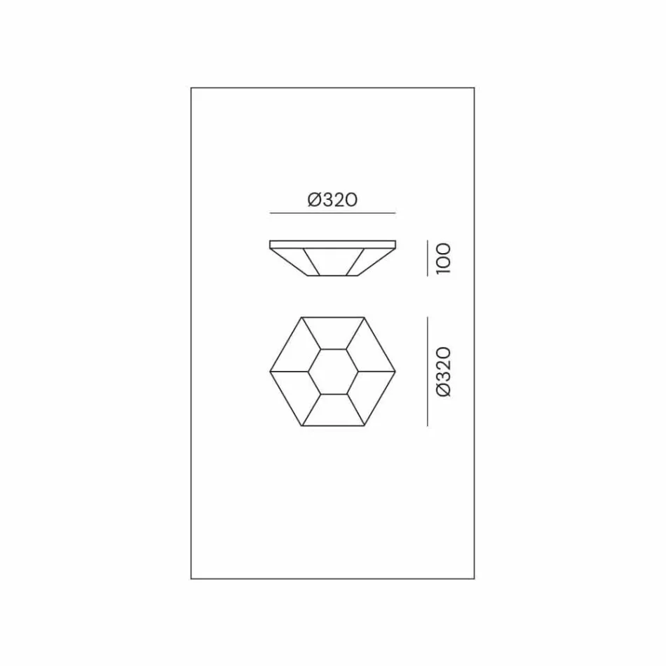 Lampă de plafon din alamă și sticlă vintage, 2 dimensiuni - Hardcover de Il Fanale Viadurini