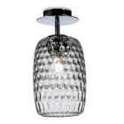 Lampă de tavan din sticlă venețiană cu diverse finisaje fabricată în Italia - Sibilla Viadurini