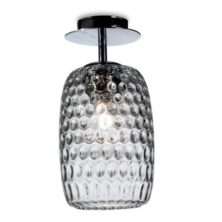 Lampă de tavan din sticlă venețiană cu diverse finisaje fabricată în Italia - Sibilla Viadurini