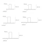 Lampă de tavan din metal în diverse finisaje și dimensiuni - Corpuri de iluminat Viadurini