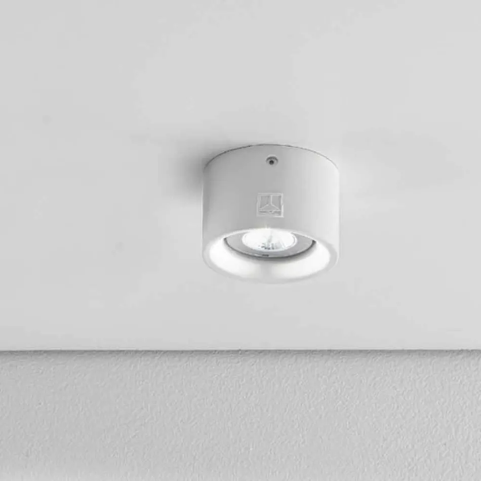 Lampă de tavan Runda a condus, în ciment sau gips Nadir 8 Aldo Bernardi Viadurini