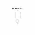 ciment plafon rotund sau gips Nadir 12 Aldo Bernardi Viadurini