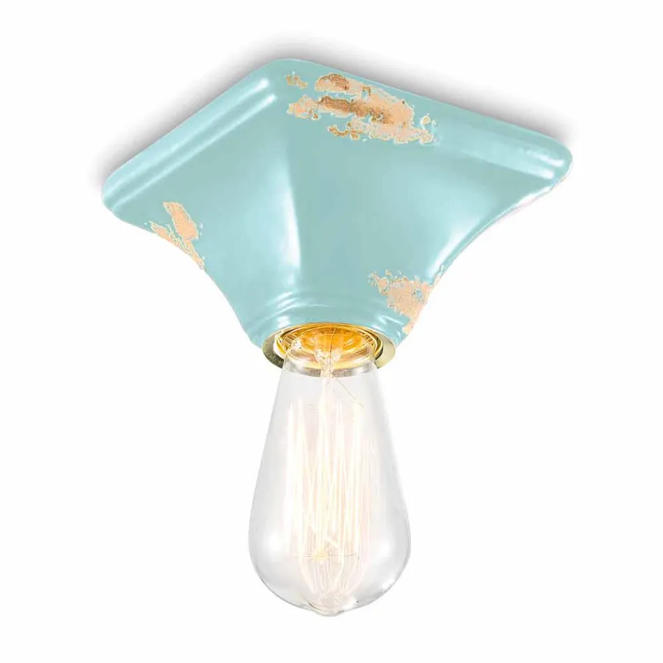 Plafonul ceramice de epocă de bază pătrat Ashley Ferroluce Viadurini