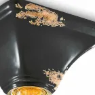 Plafonul ceramice de epocă de bază pătrat Ashley Ferroluce Viadurini